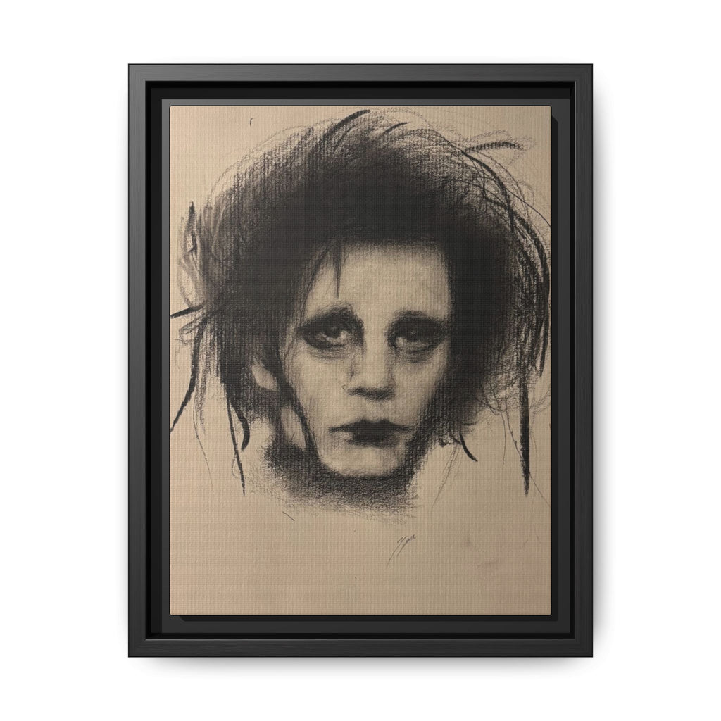 “Edward” Matte Canvas, Framed (Multi-color)