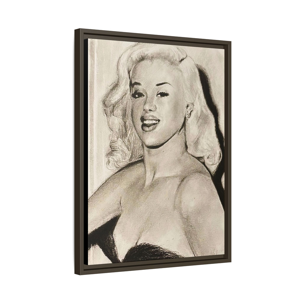 “Diana” Matte Canvas, Framed (Multi-color)