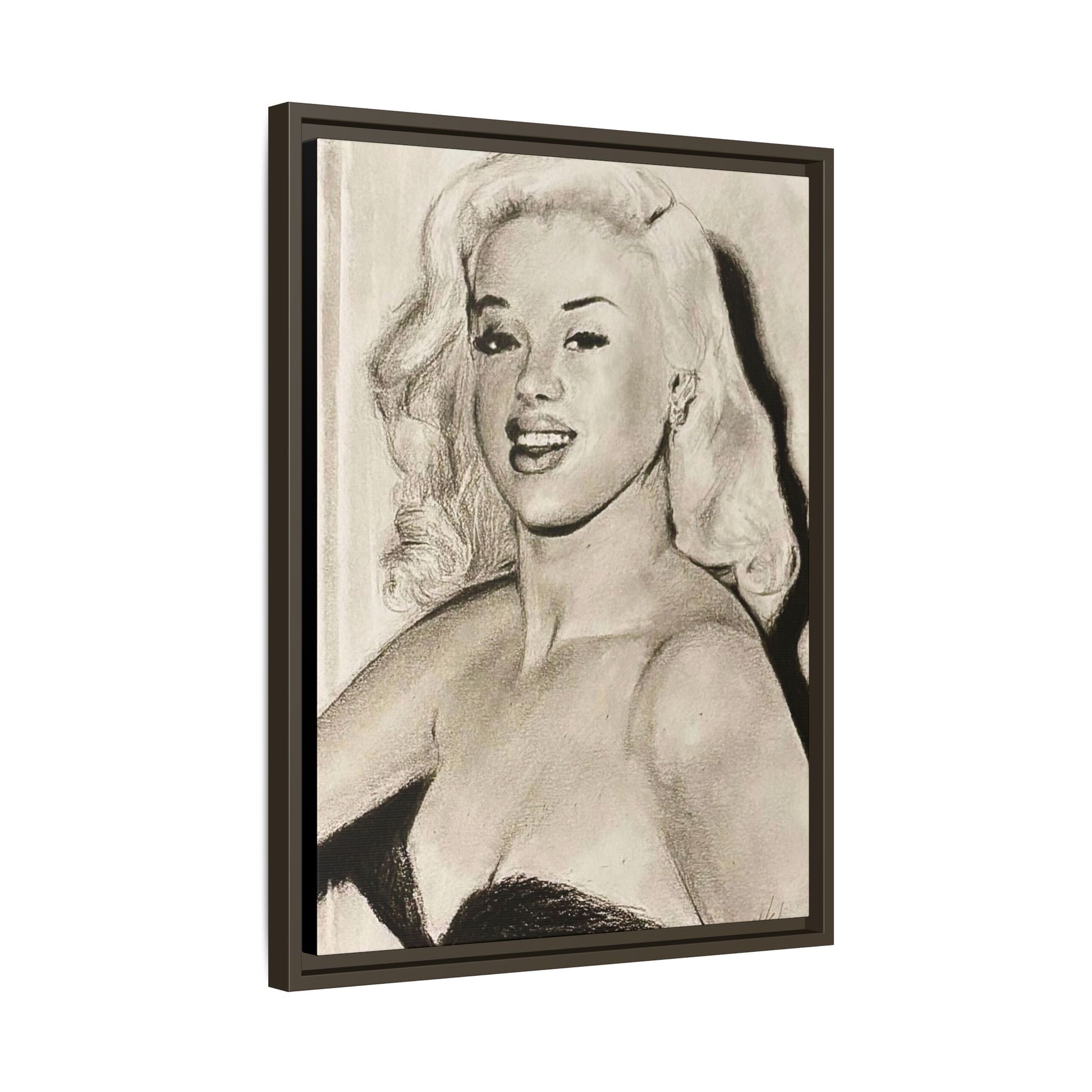 “Diana” Matte Canvas, Framed (Multi-color)