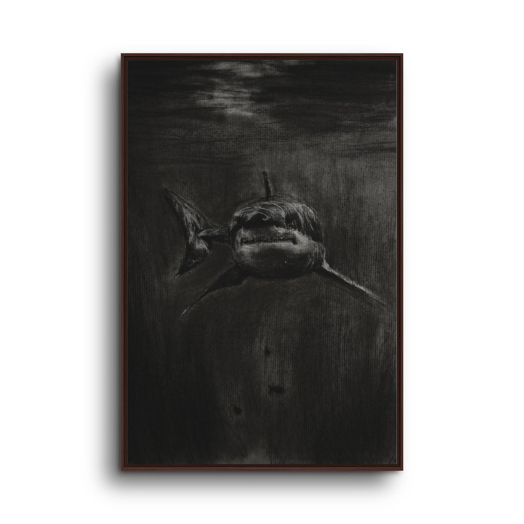 Dark Surrealist Framed Canvas Wall Art