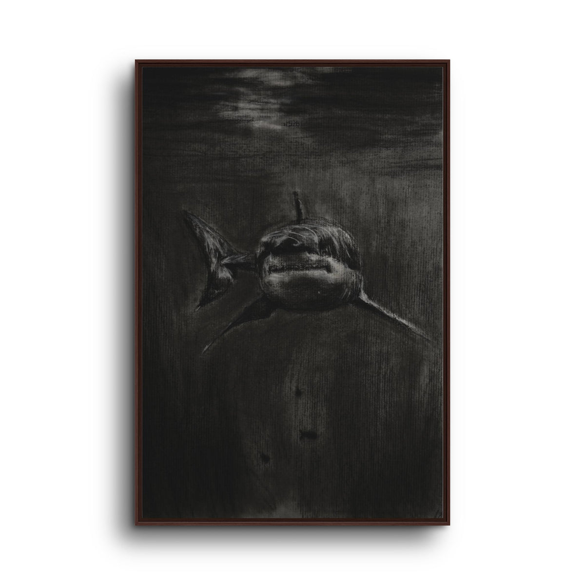 Dark Surrealist Framed Canvas Wall Art
