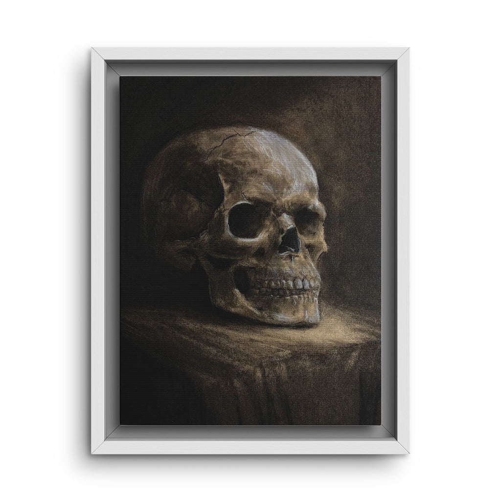 Framed Canvas Skull Portrait Wall Art
