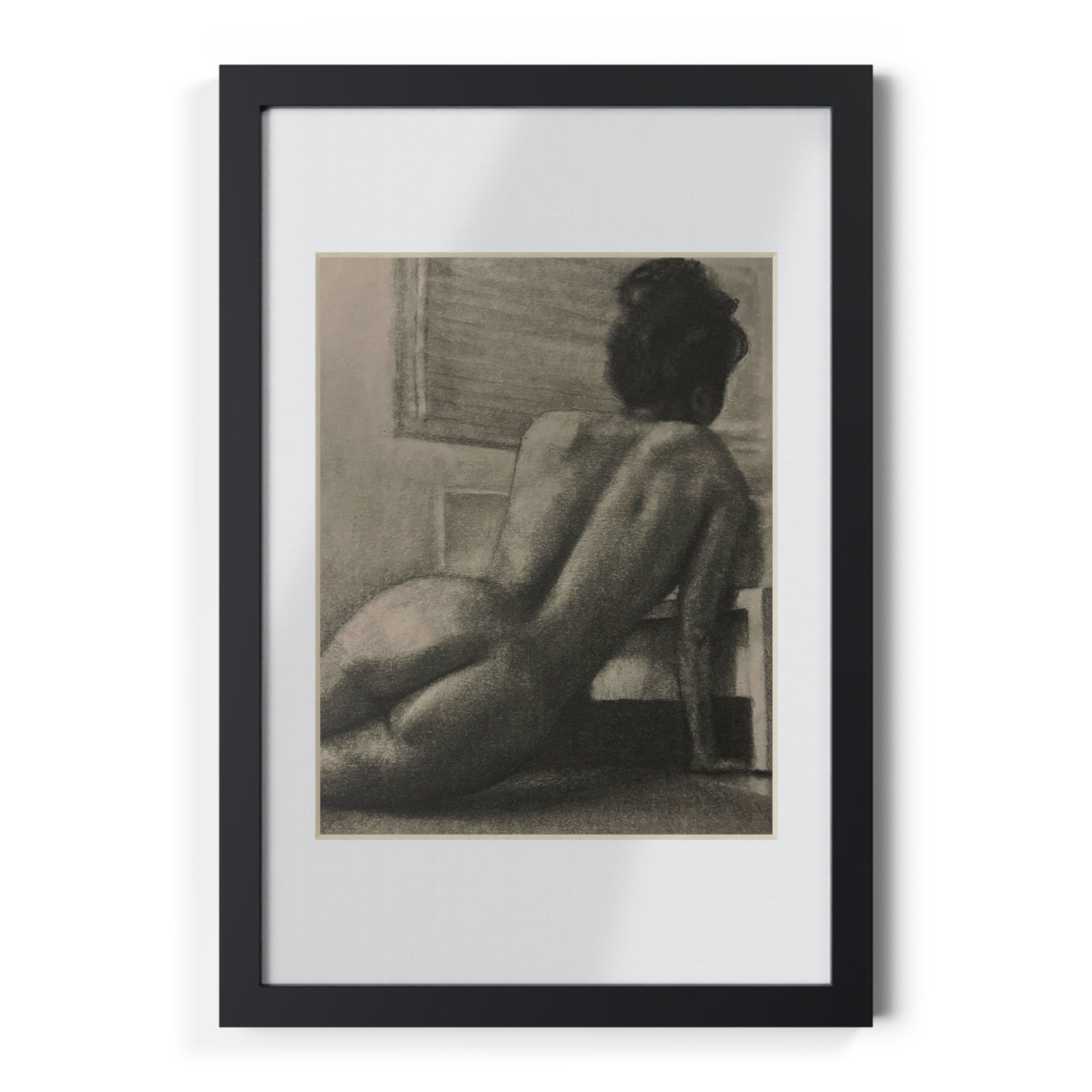 “Sitting Pretty” Framed Posters, Black