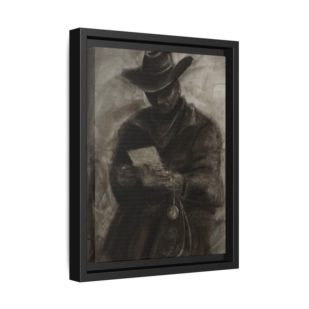“Cowboy” Matte Canvas, Framed (Multi-color)