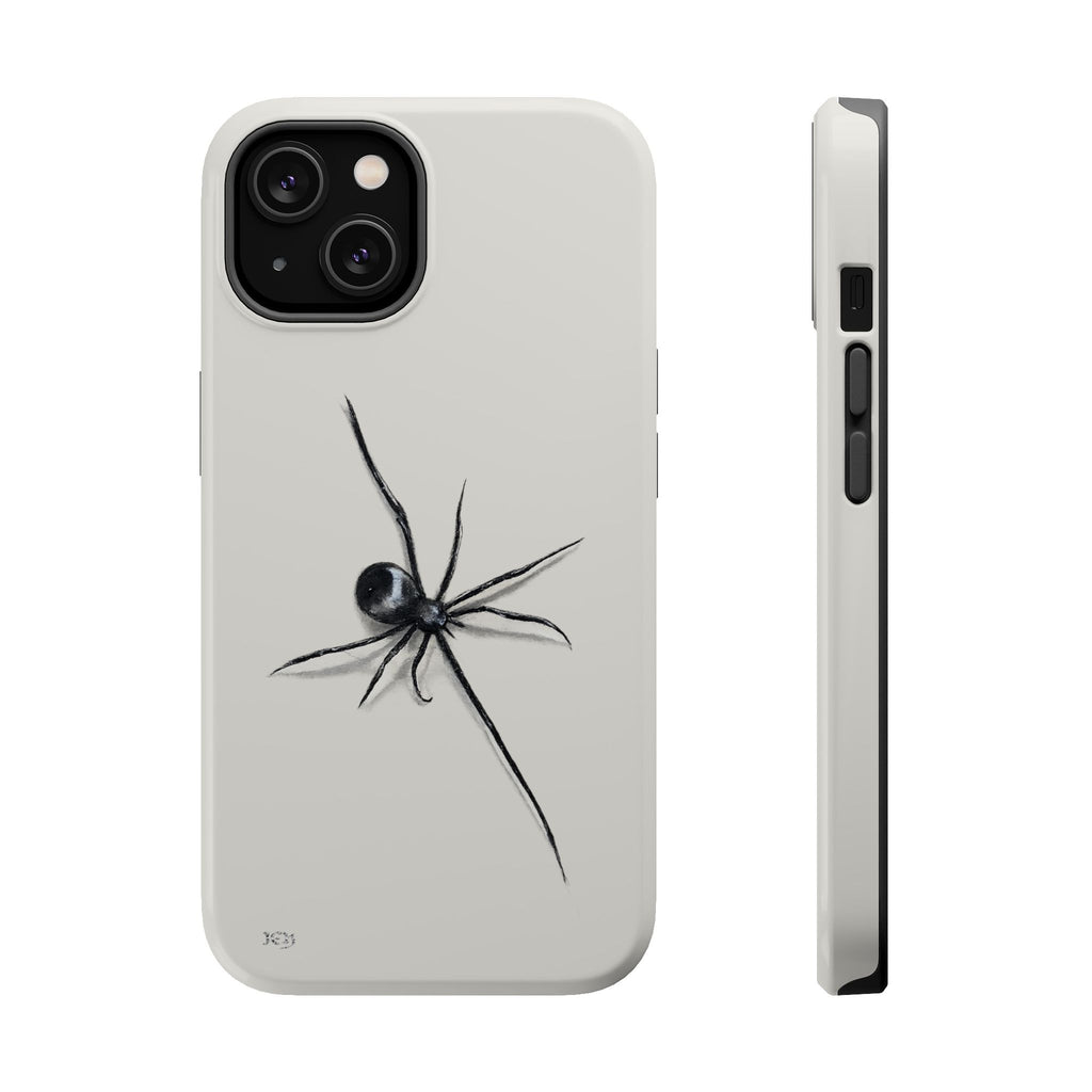 "ICY" Spider Sketch Magnetic Impact-Resistant Phone Case