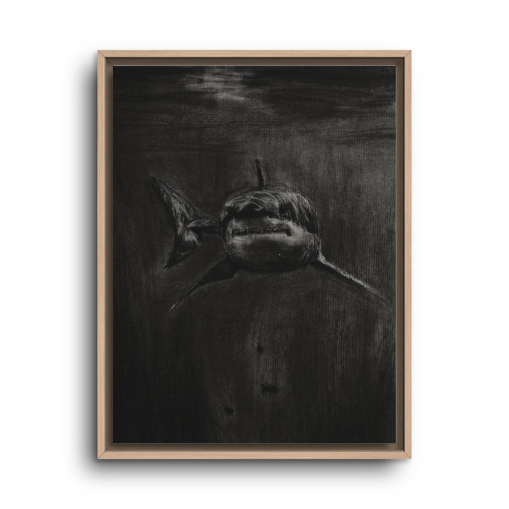 Dark Surrealist Framed Canvas Wall Art