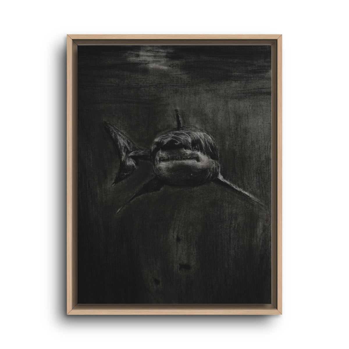 Dark Surrealist Framed Canvas Wall Art