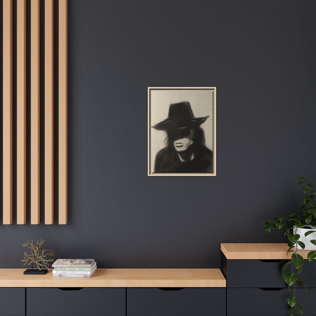“OUTLAW” Matte Canvas, Framed (Multi-color)