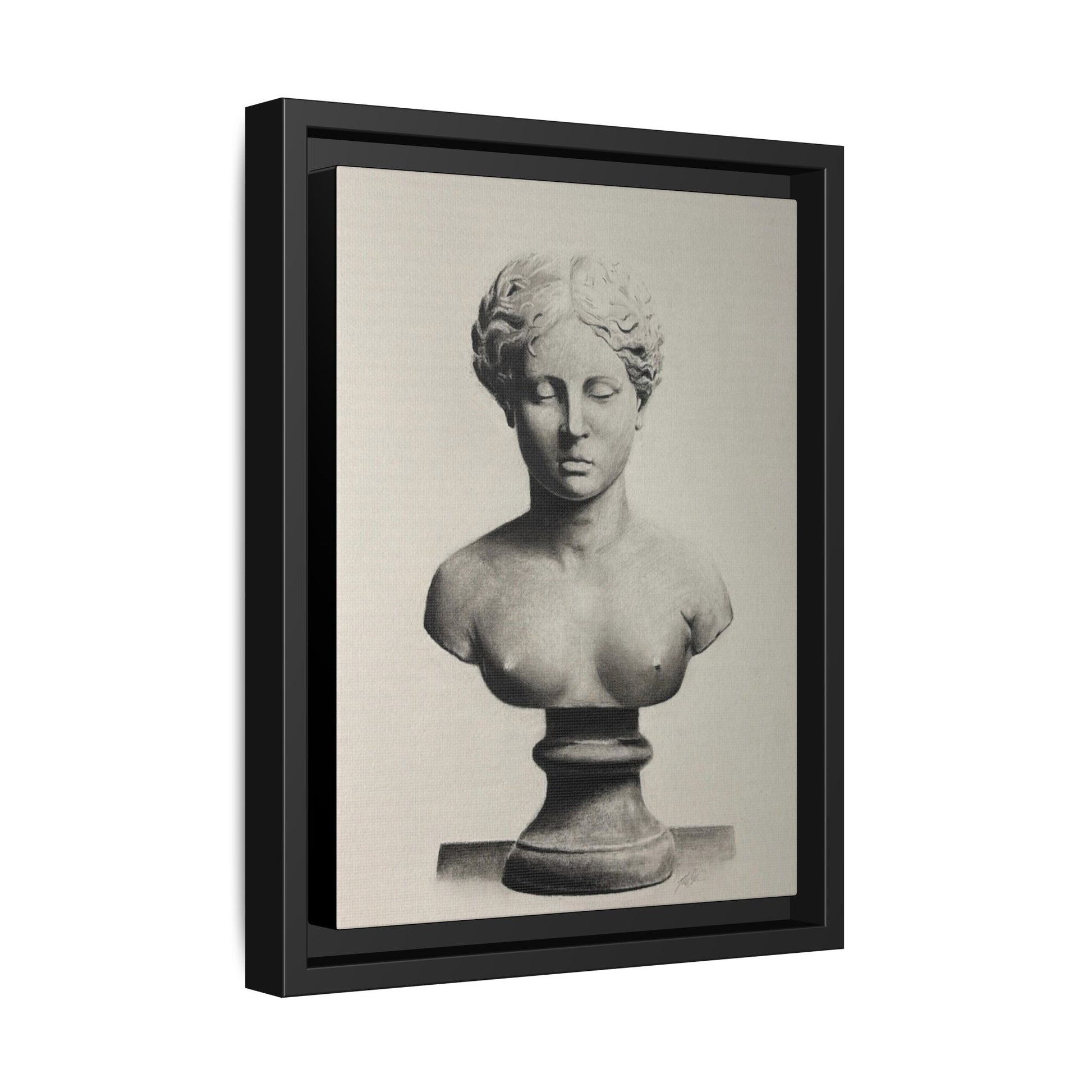 SCULPTURE Matte Canvas, Framed (Multi-color)