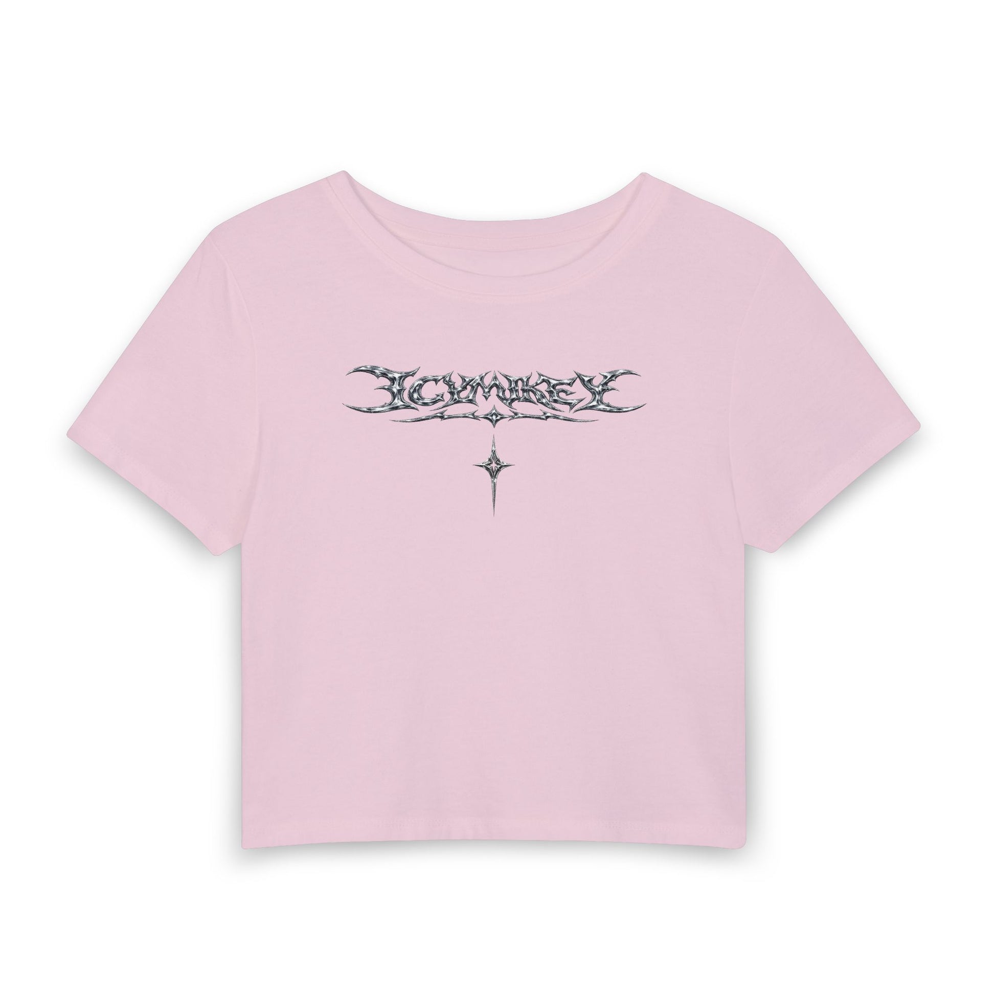 Women’s Baby Tee — Gothic Symbol Crop Top
