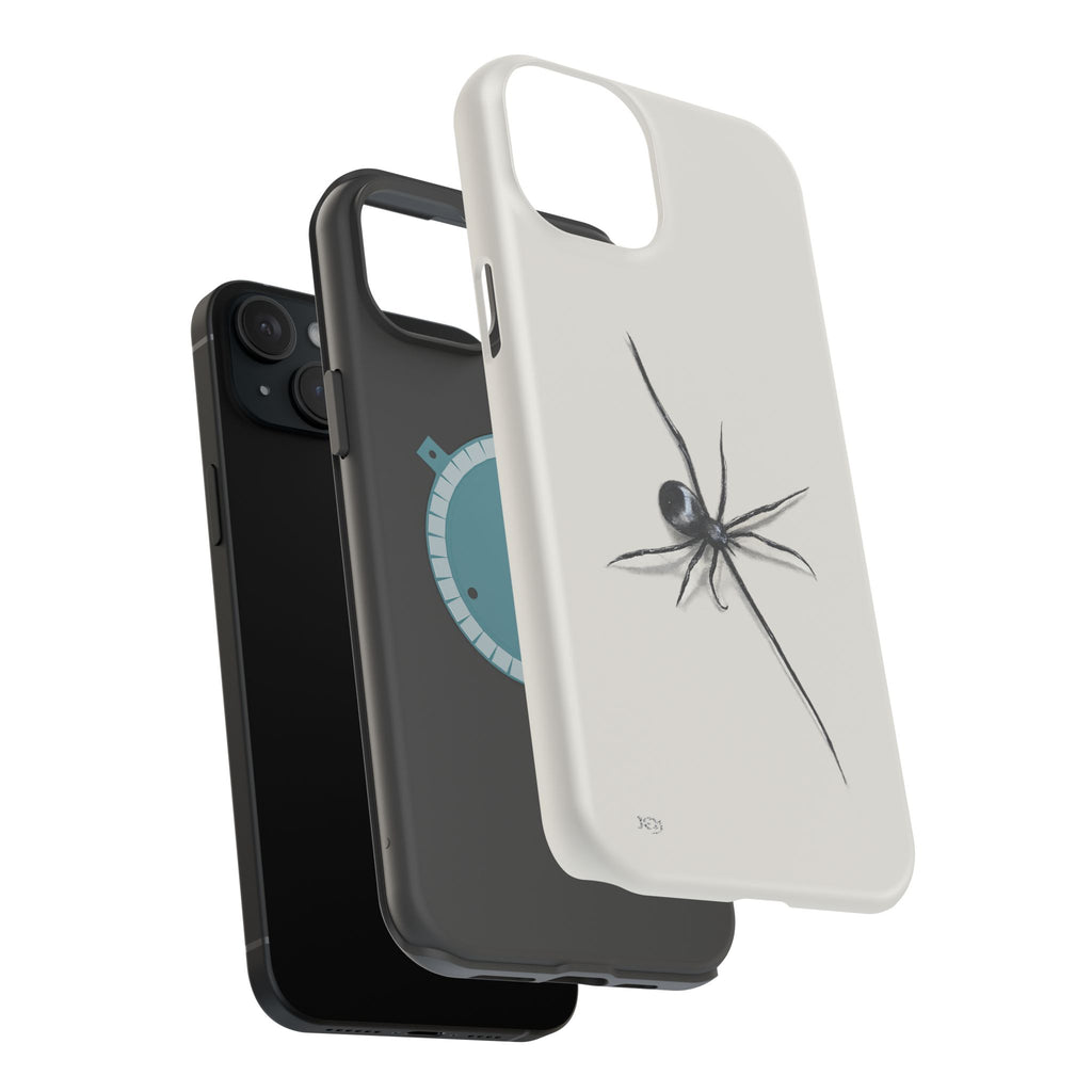 "ICY" Spider Sketch Magnetic Impact-Resistant Phone Case