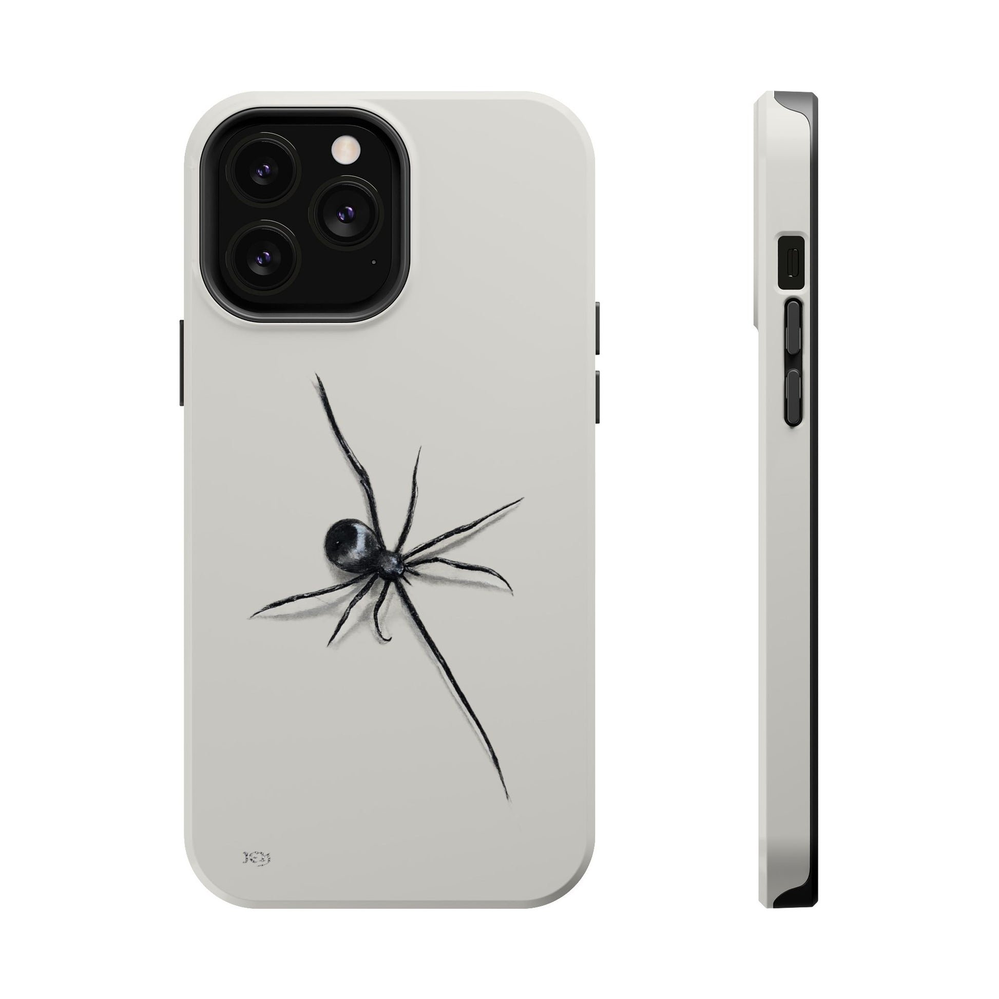 "ICY" Spider Sketch Magnetic Impact-Resistant Phone Case