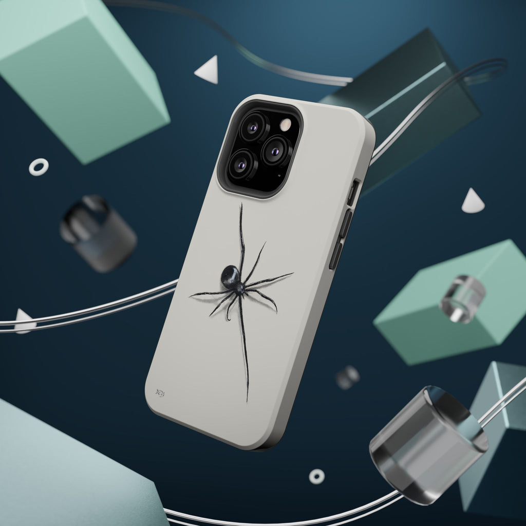 "ICY" Spider Sketch Magnetic Impact-Resistant Phone Case