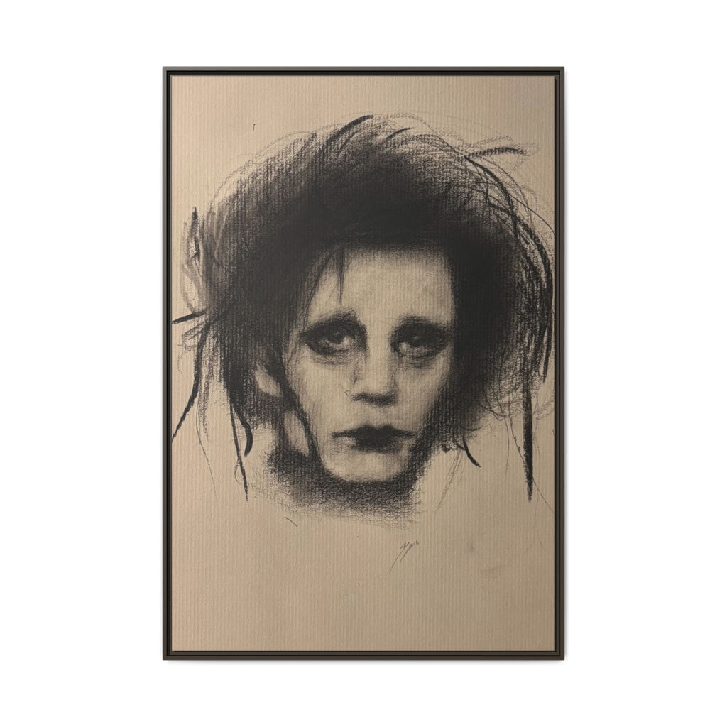 “Edward” Matte Canvas, Framed (Multi-color)