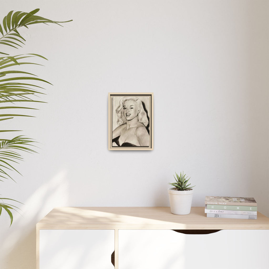 “Diana” Matte Canvas, Framed (Multi-color)
