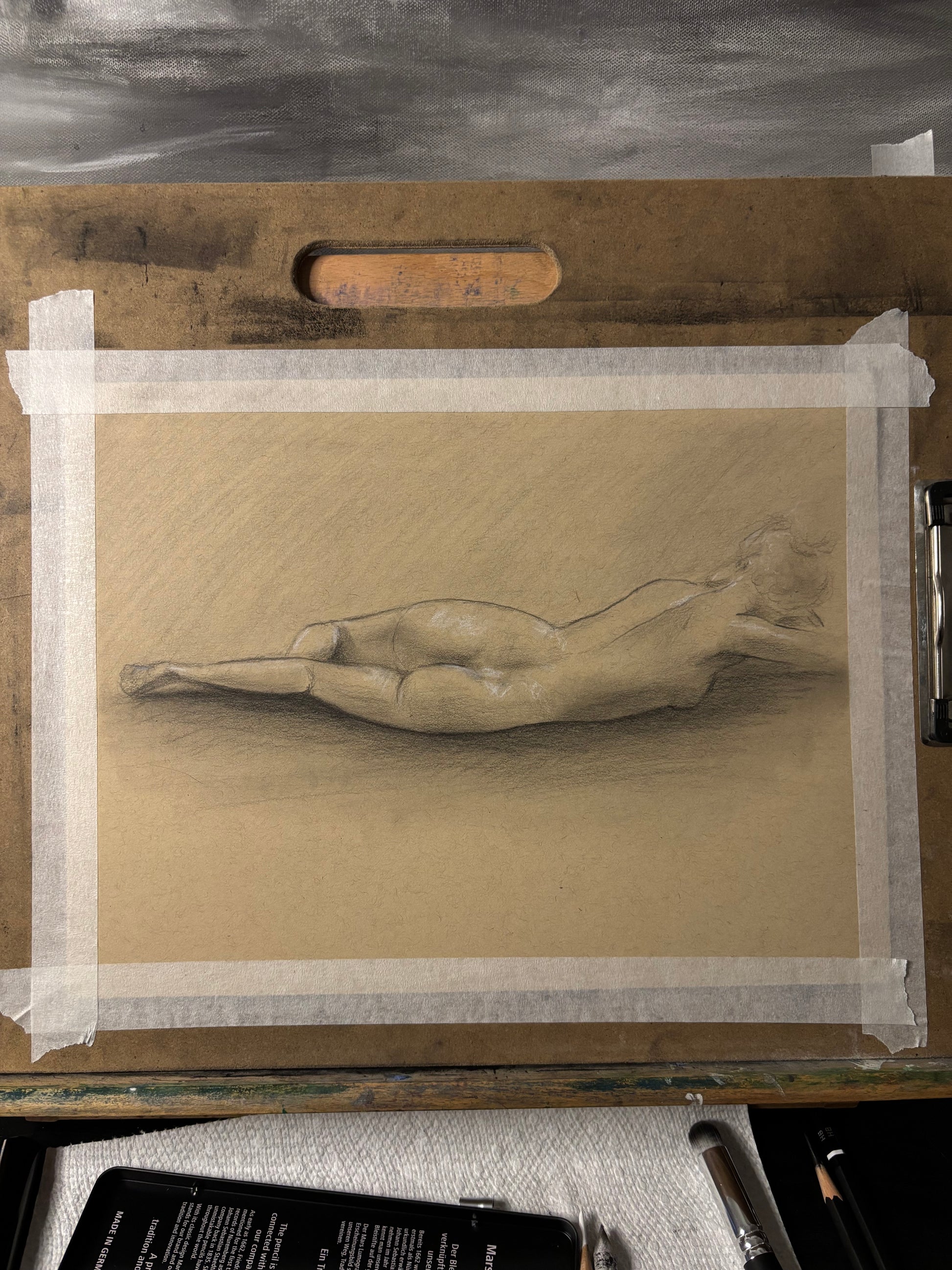 BODY STUDY NO. 5 (Medium Size: 9in X 12in)