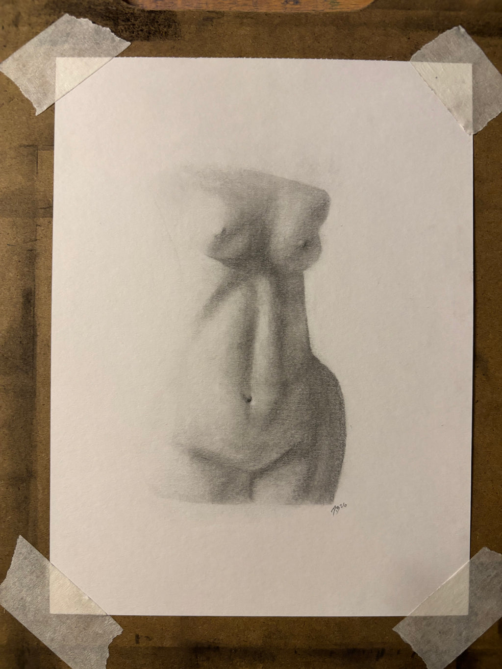 BODY STUDY NO. 5 (Small 6in X 8in)