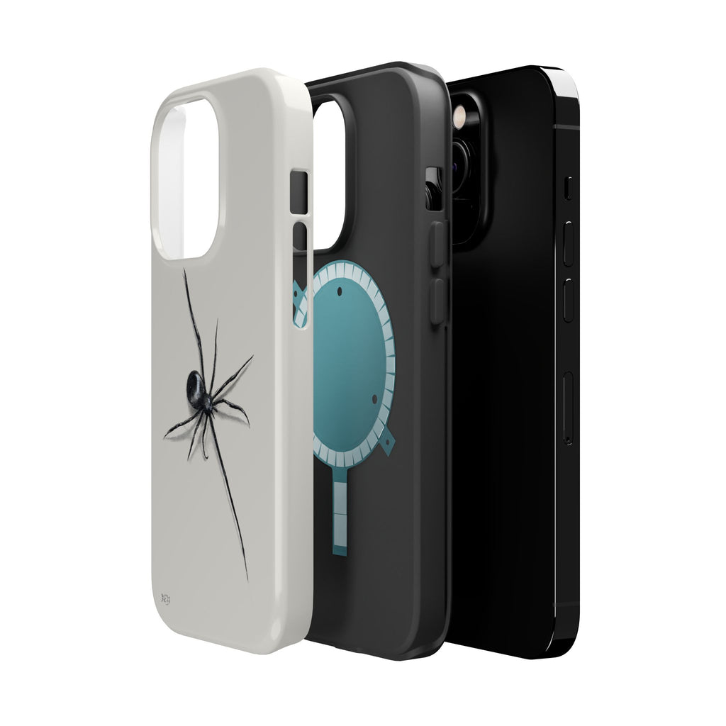 "ICY" Spider Sketch Magnetic Impact-Resistant Phone Case
