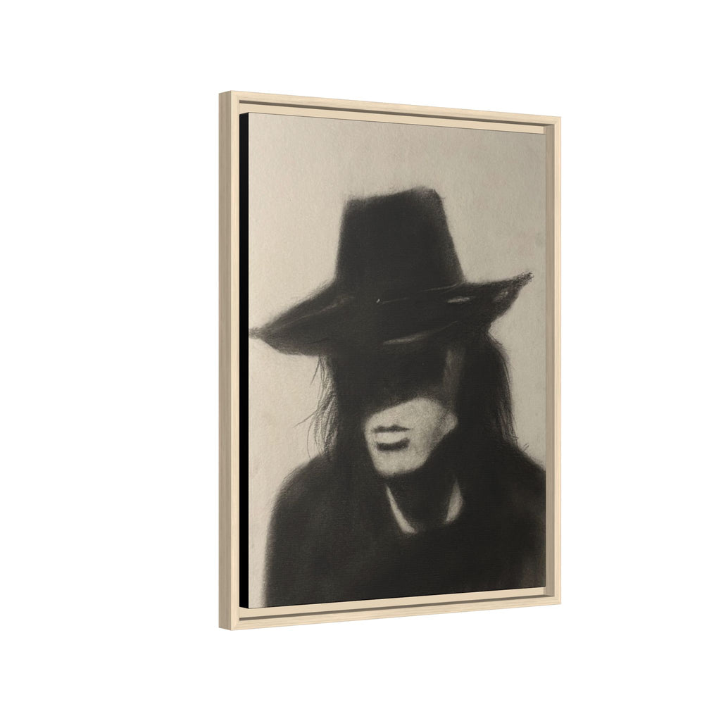 “OUTLAW” Matte Canvas, Framed (Multi-color)