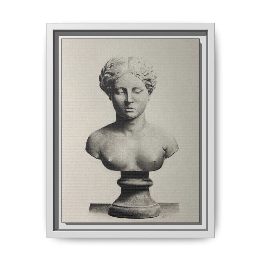 SCULPTURE Matte Canvas, Framed (Multi-color)