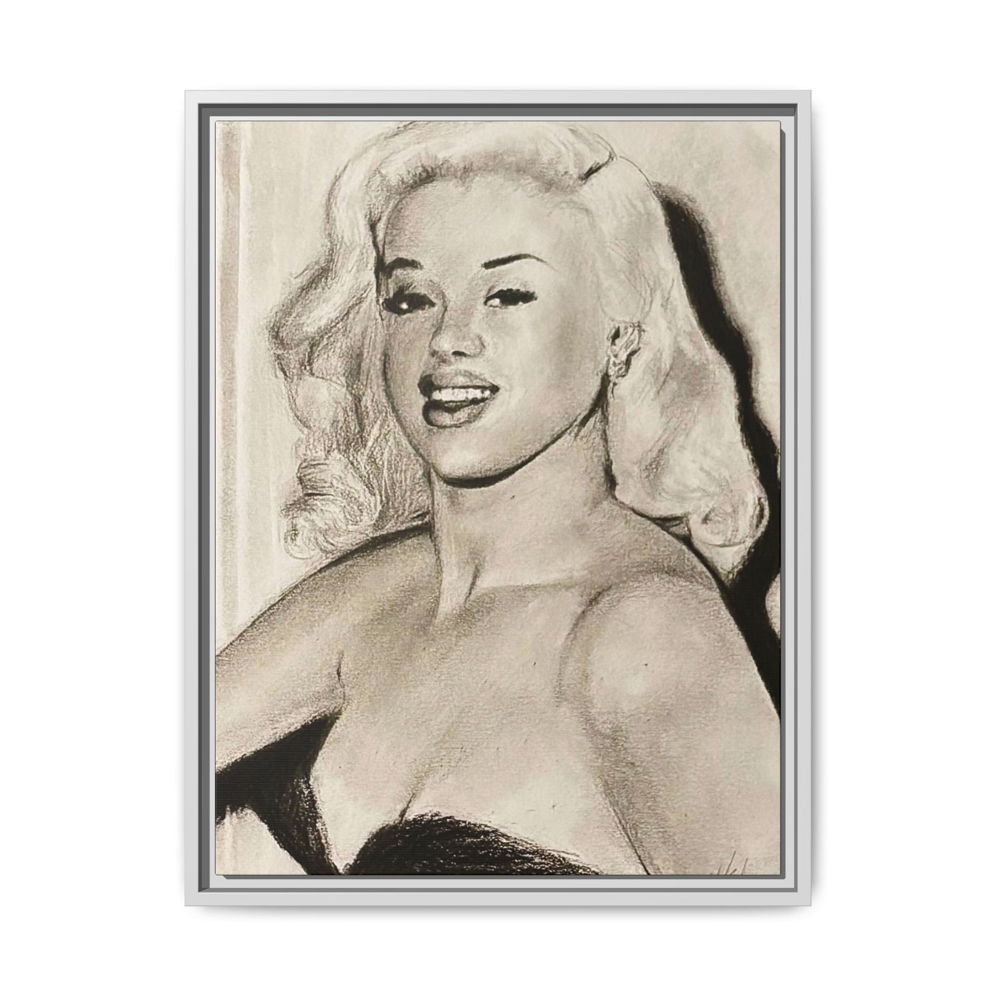“Diana” Matte Canvas, Framed (Multi-color)