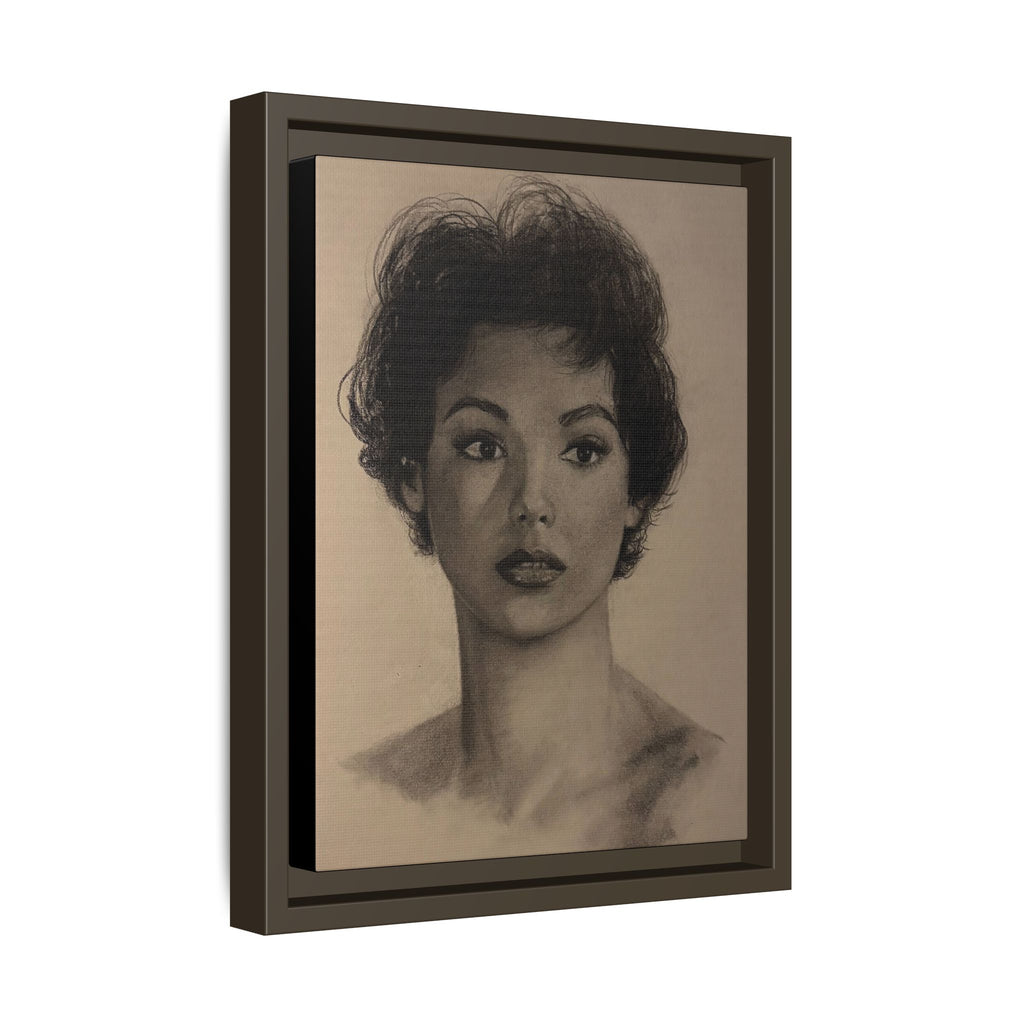 “Still Gaze” Matte Canvas, Framed (Multi-color) PRINT