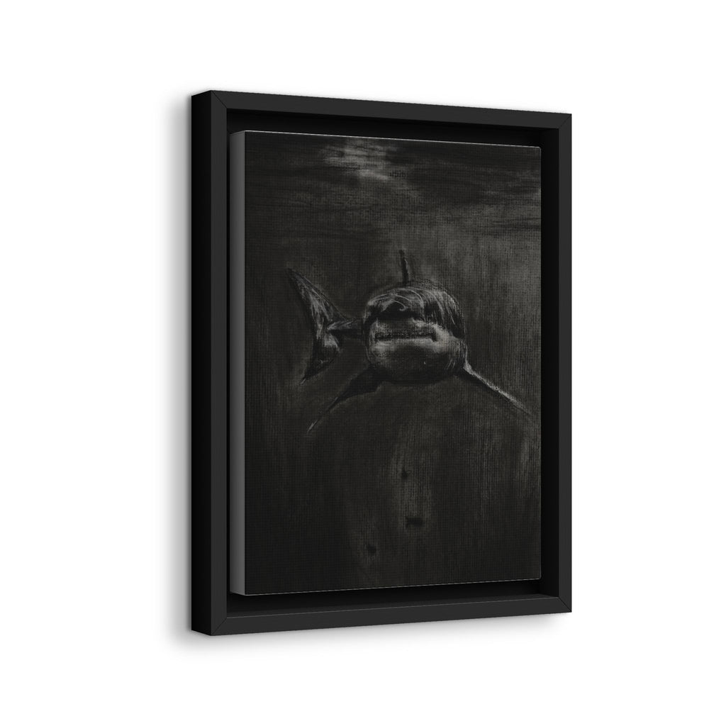 Dark Surrealist Framed Canvas Wall Art