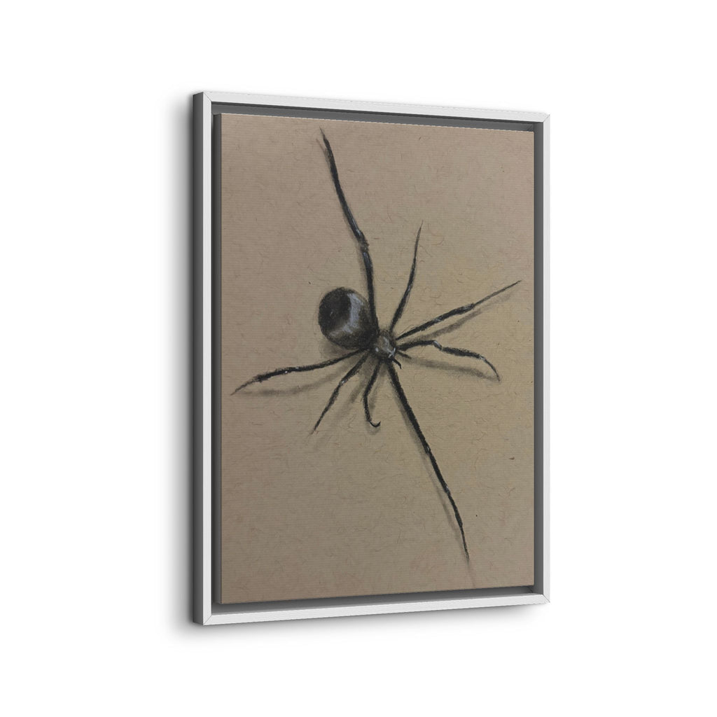 Framed Canvas Spider Wall Art
