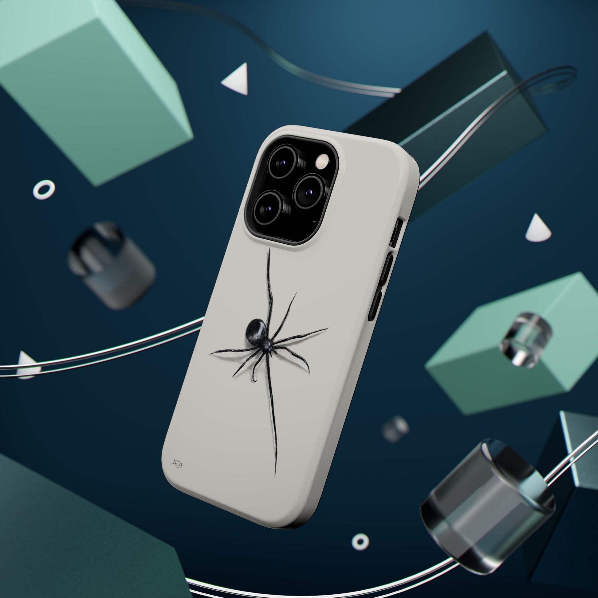 "ICY" Spider Sketch Magnetic Impact-Resistant Phone Case