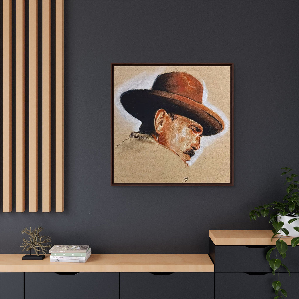 Matte Canvas, Framed (Multi-color)