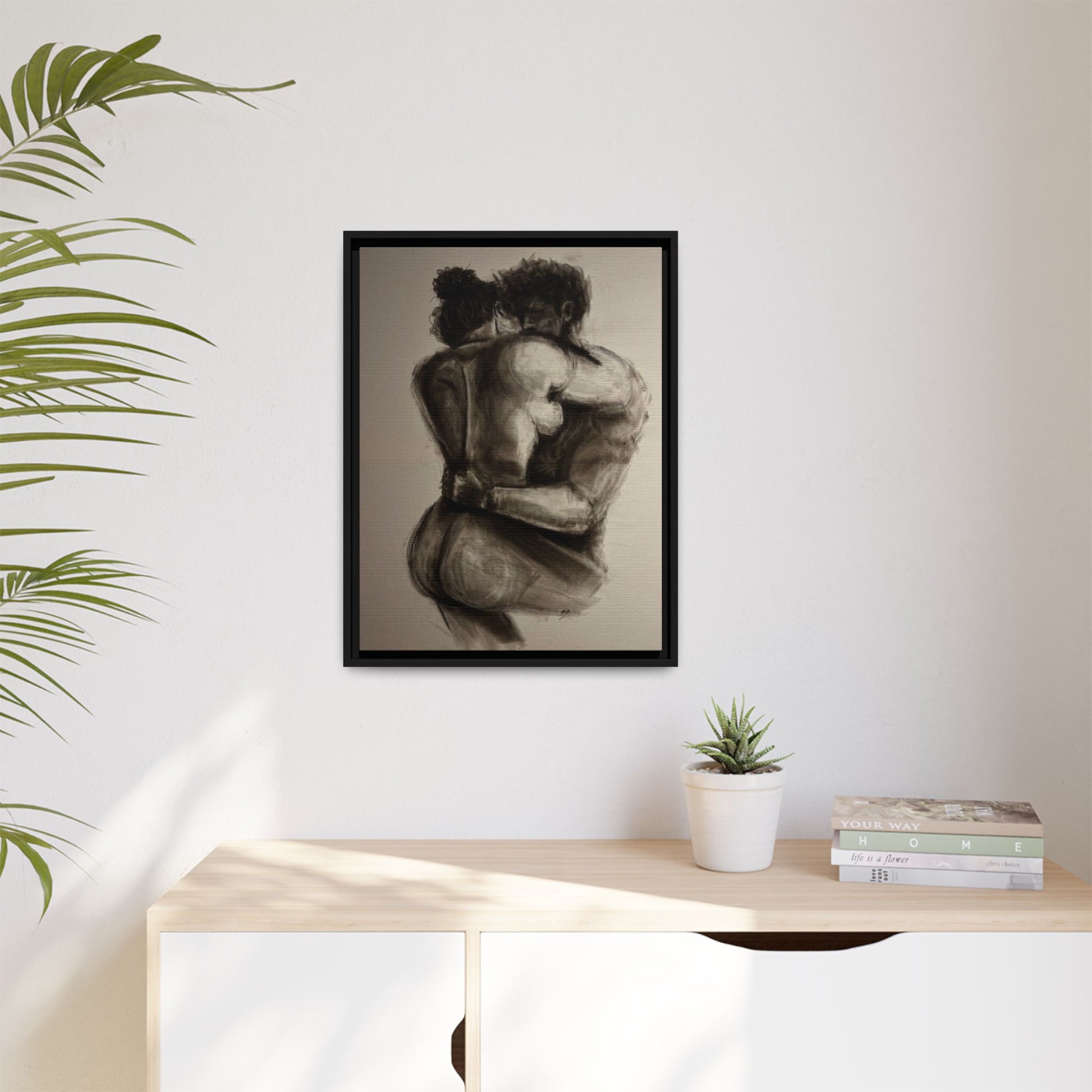 “LAST DAY ON EARTH” Matte Canvas, Framed (Multi-color)