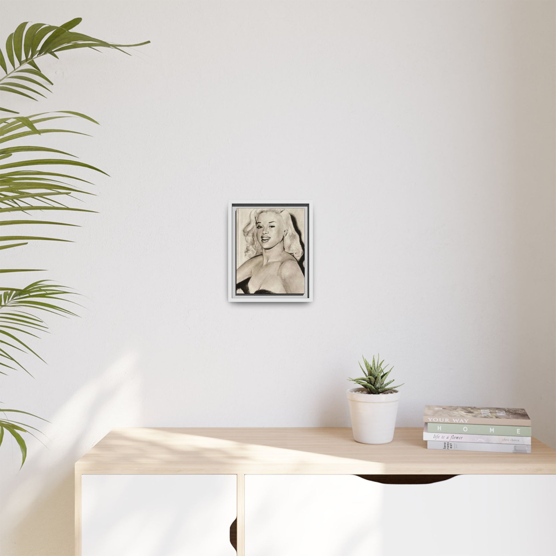 “Diana” Matte Canvas, Framed (Multi-color)