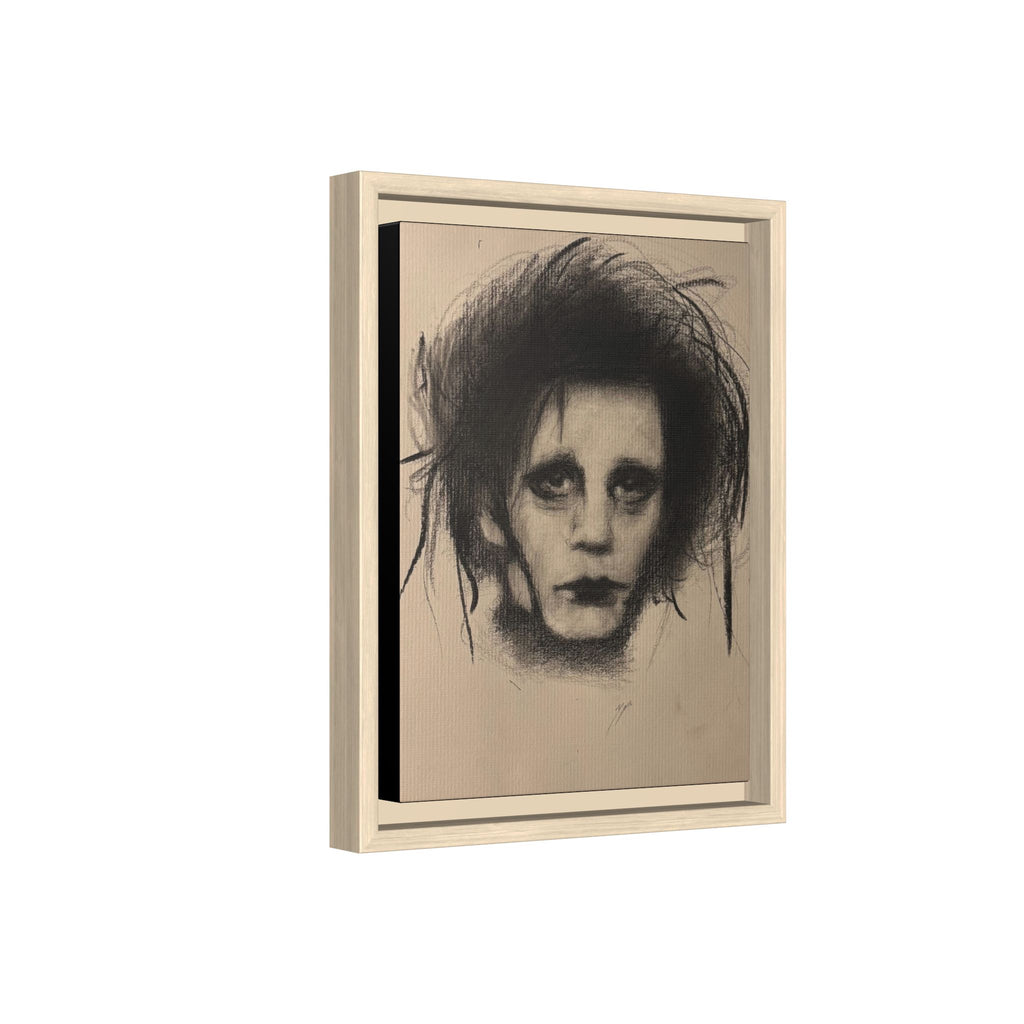 “Edward” Matte Canvas, Framed (Multi-color)