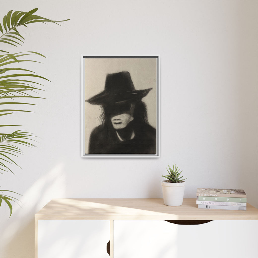 “OUTLAW” Matte Canvas, Framed (Multi-color)