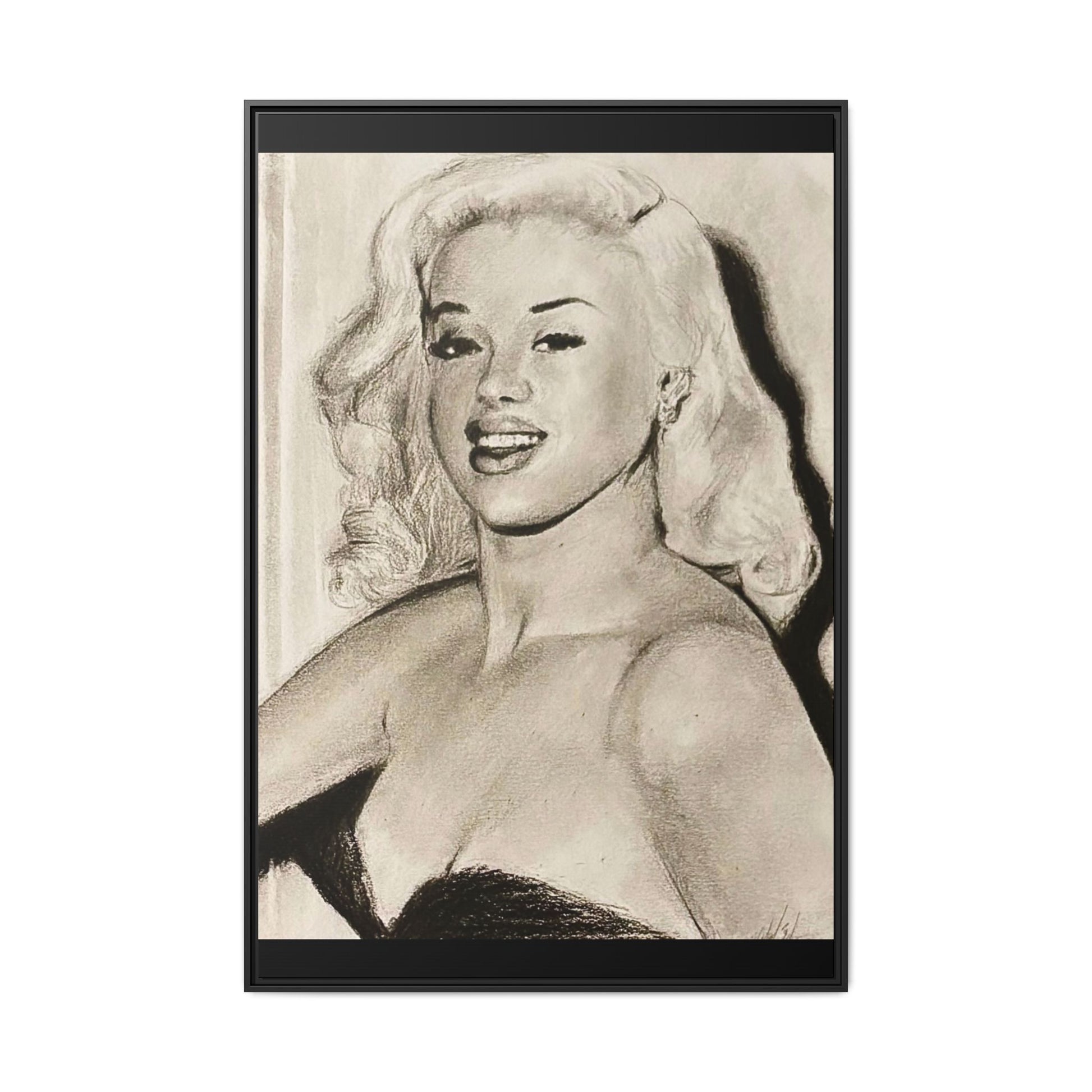 “Diana” Matte Canvas, Framed (Multi-color)
