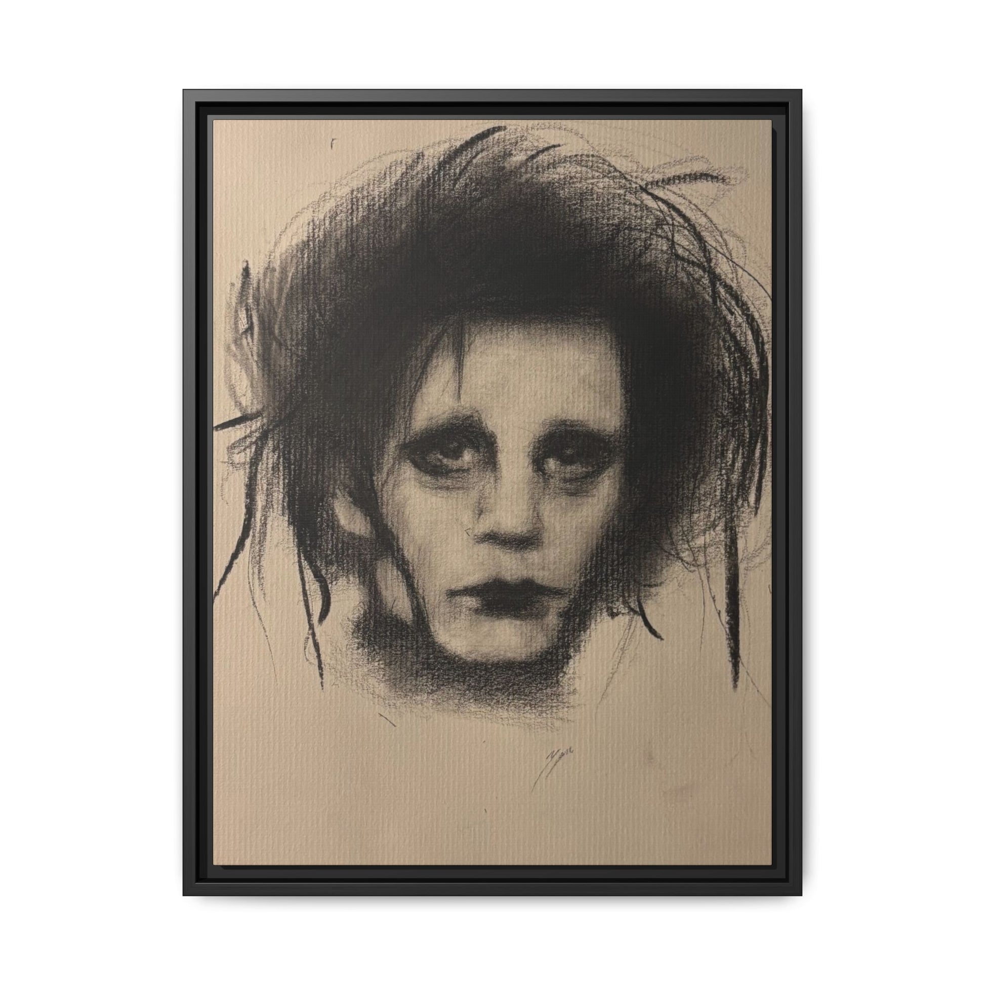 “Edward” Matte Canvas, Framed (Multi-color)