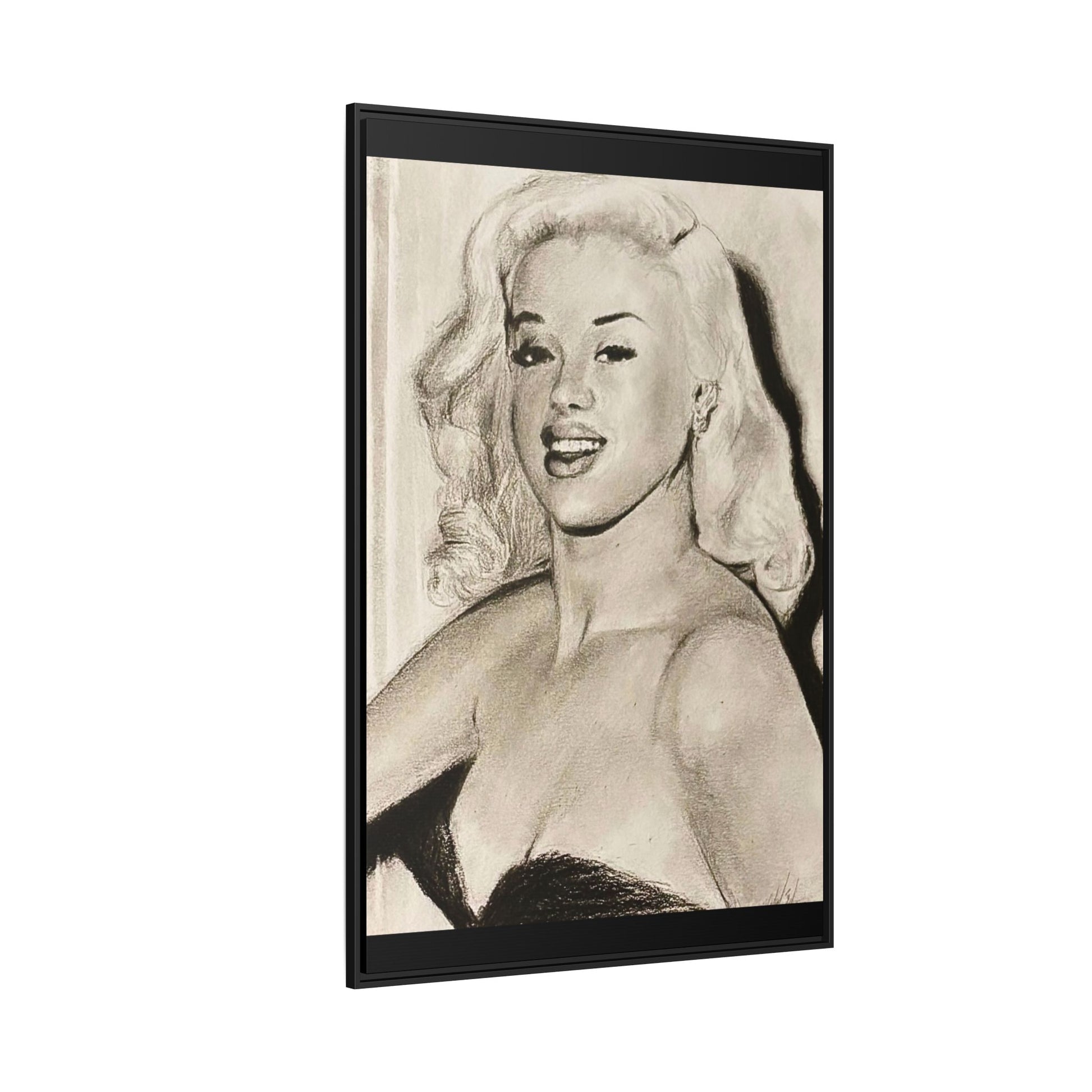 “Diana” Matte Canvas, Framed (Multi-color)
