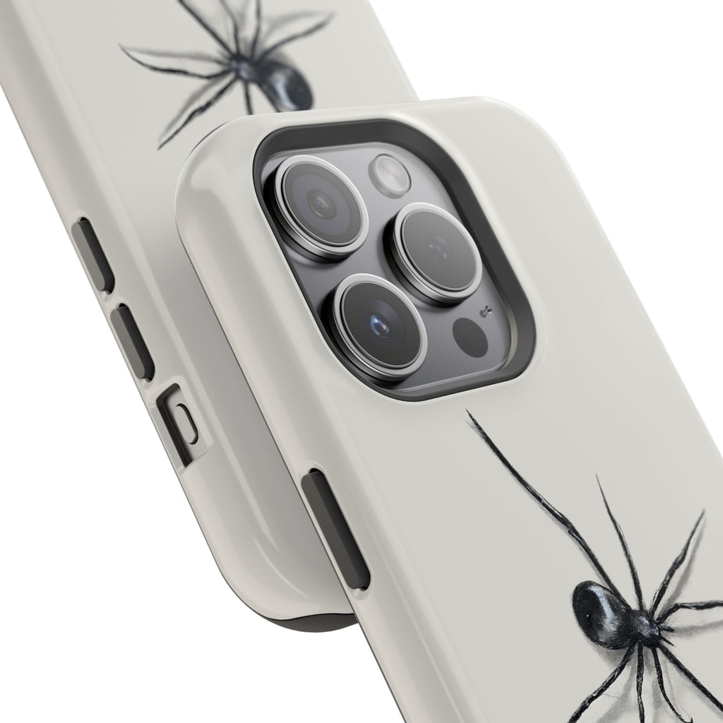 "ICY" Spider Sketch Magnetic Impact-Resistant Phone Case