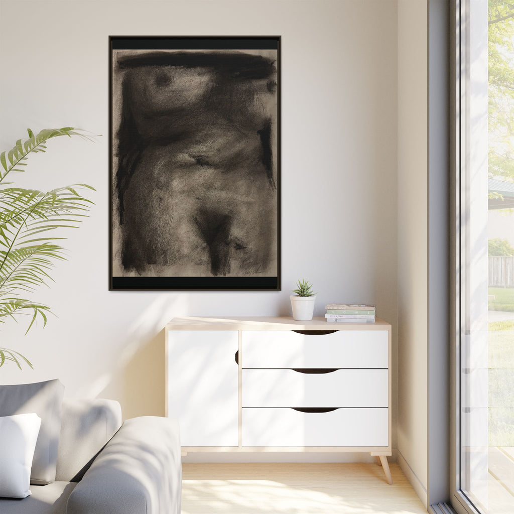 “The Price Of Intuition” Matte Canvas, Framed (Multi-color)