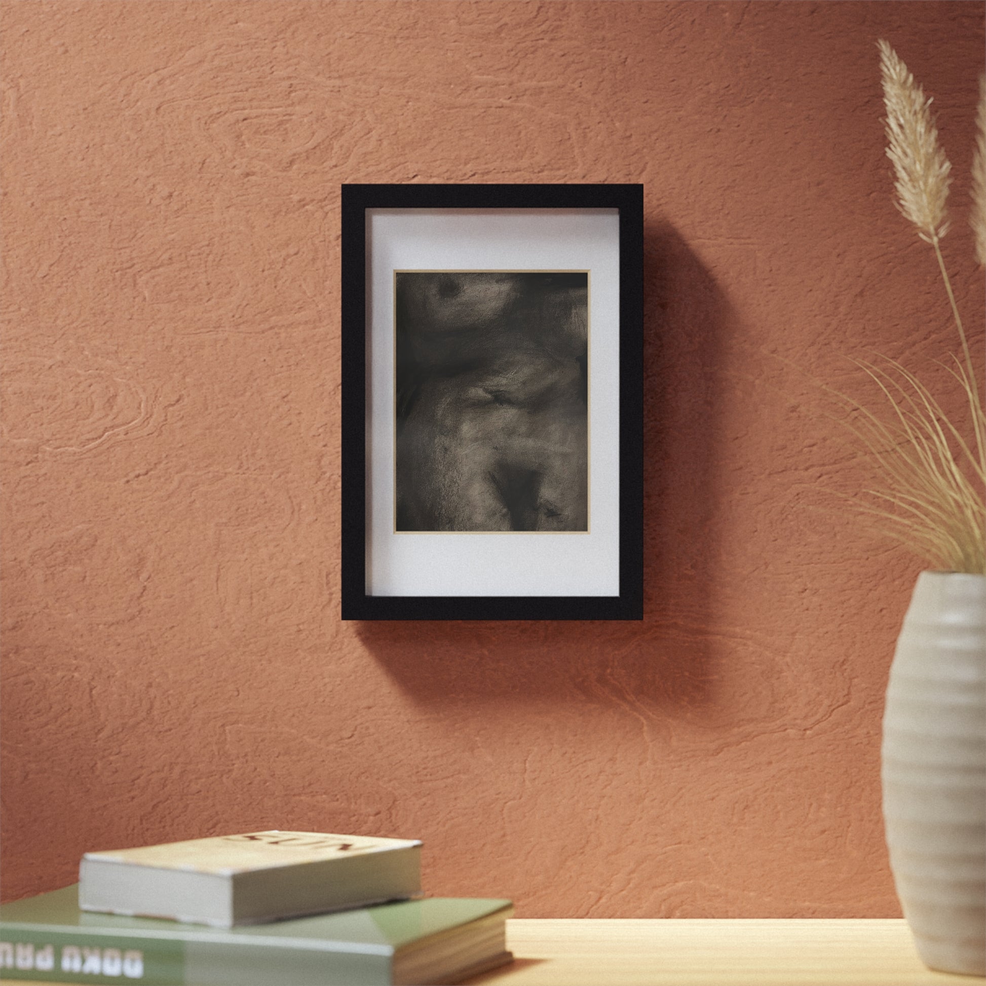 “The Price Of Intuition” Framed Posters, Black