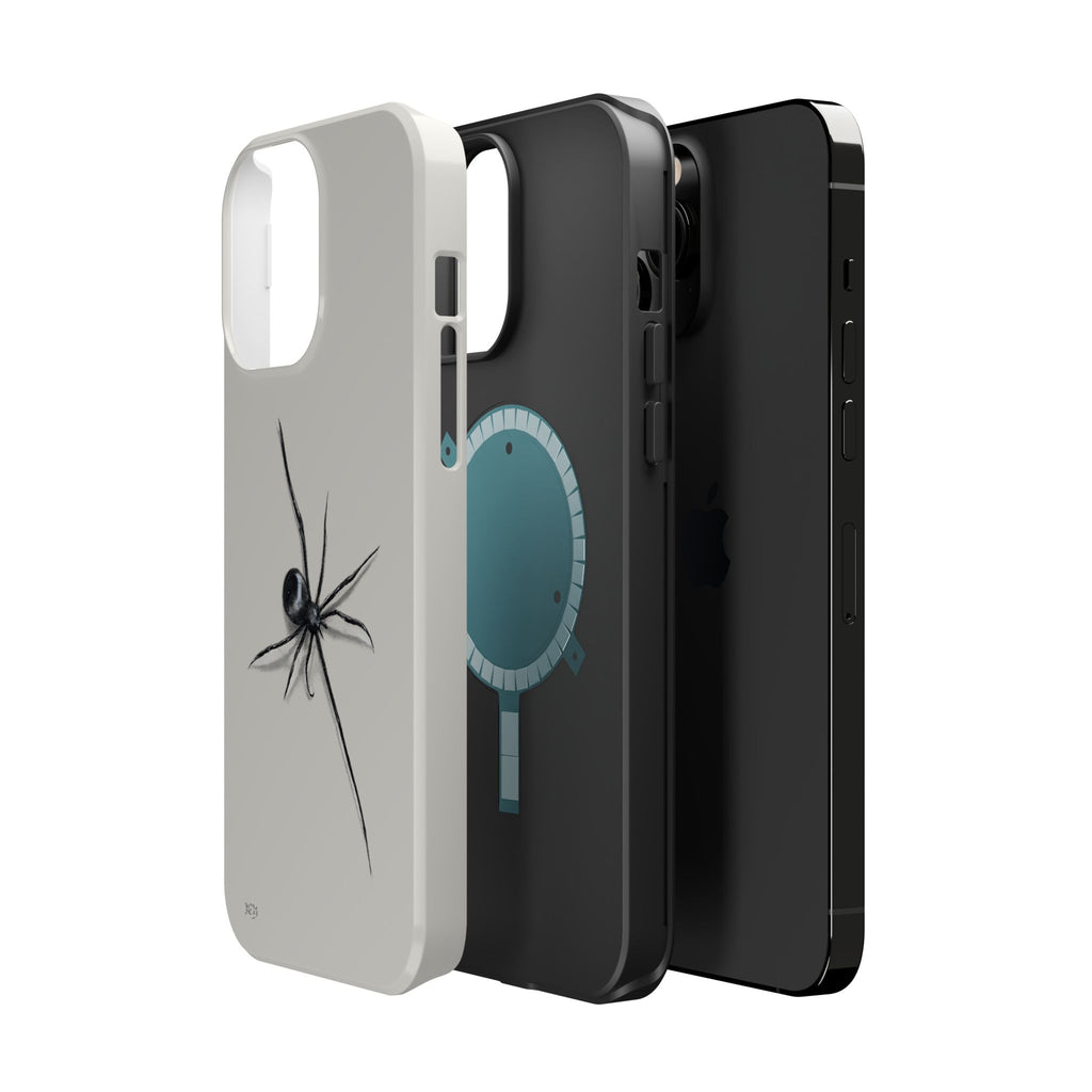 "ICY" Spider Sketch Magnetic Impact-Resistant Phone Case