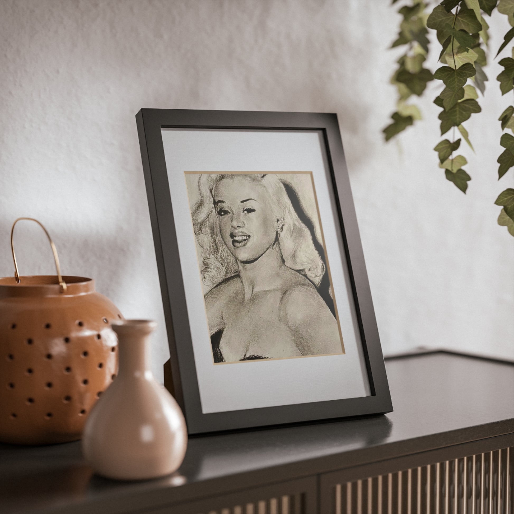 “Diana” Framed Posters, Black