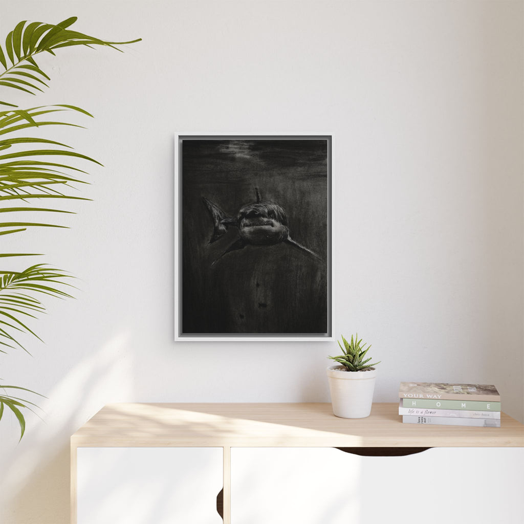 Dark Surrealist Framed Canvas Wall Art