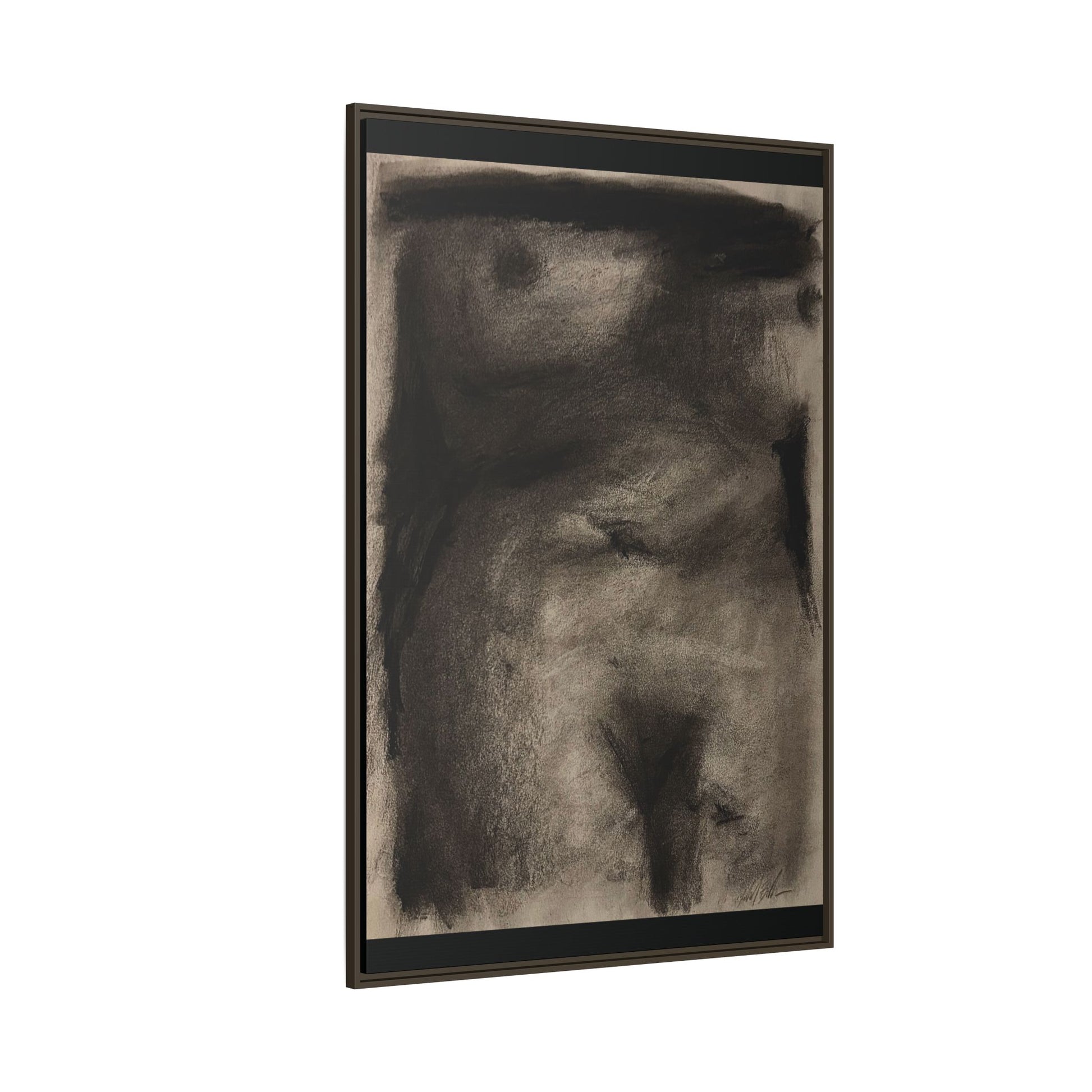 “The Price Of Intuition” Matte Canvas, Framed (Multi-color)