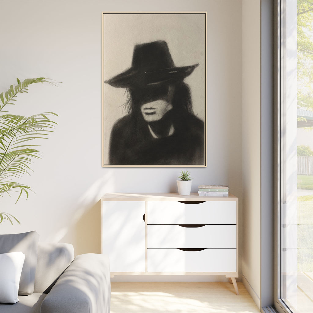 “OUTLAW” Matte Canvas, Framed (Multi-color)