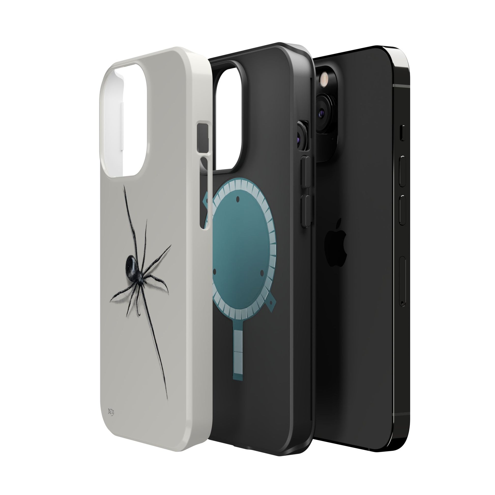 "ICY" Spider Sketch Magnetic Impact-Resistant Phone Case