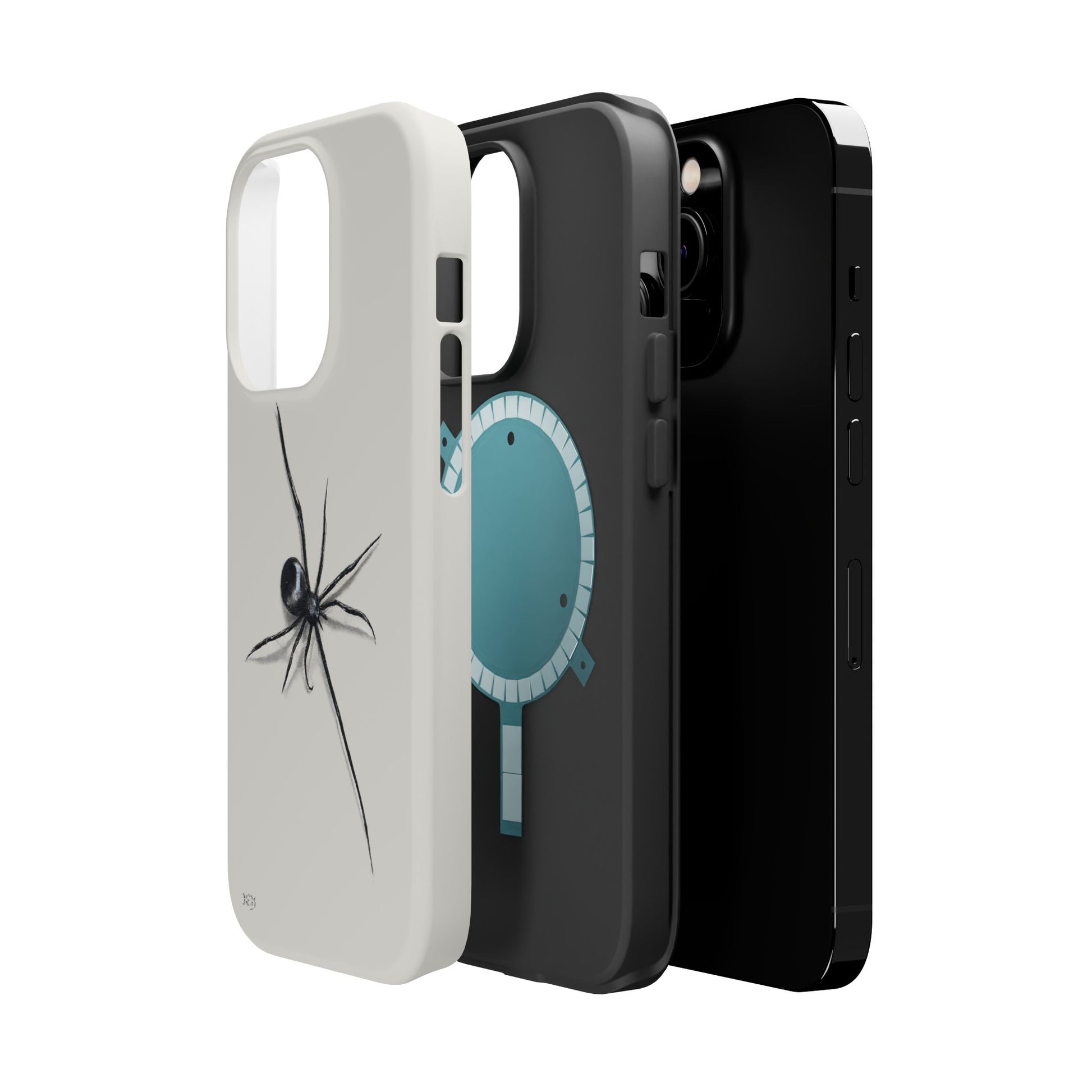 "ICY" Spider Sketch Magnetic Impact-Resistant Phone Case