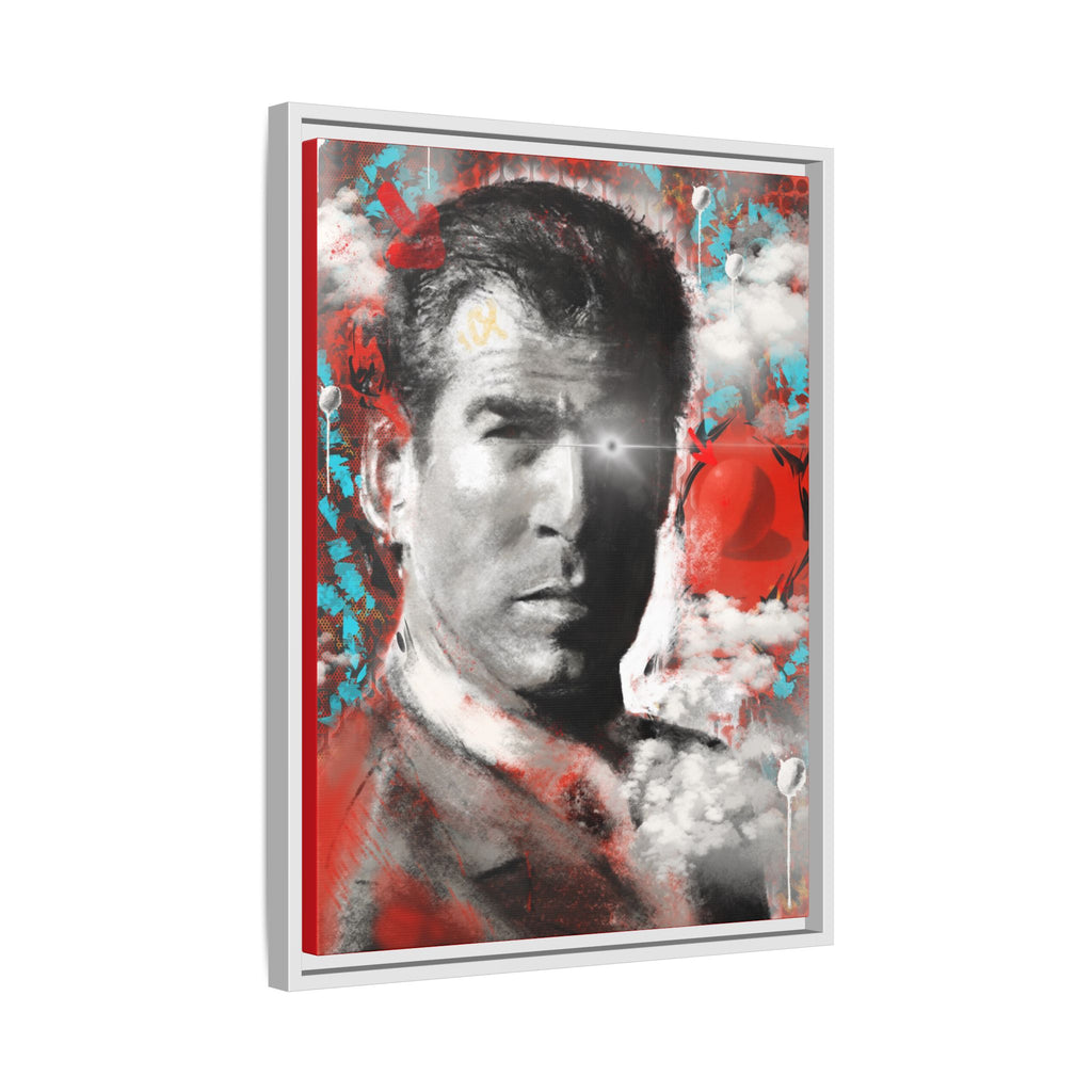 “James” Matte Canvas, Framed (Multi-color)