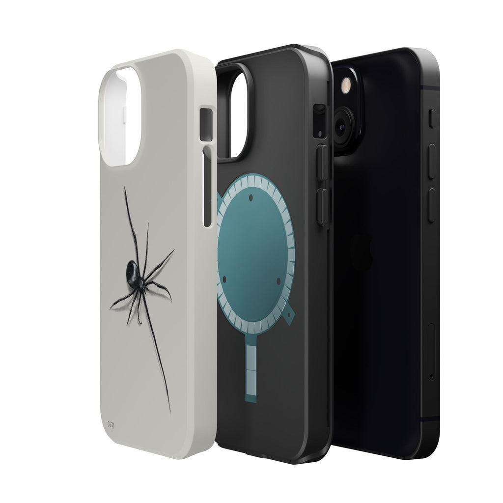 "ICY" Spider Sketch Magnetic Impact-Resistant Phone Case