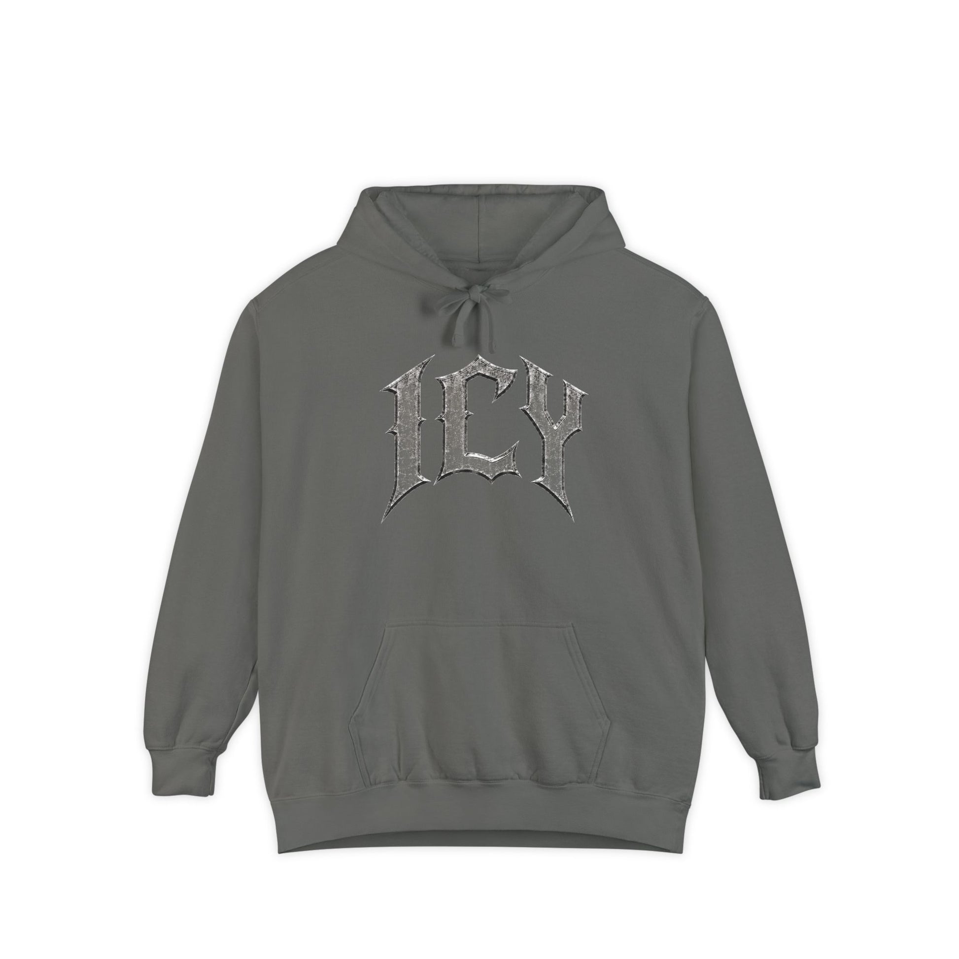 ICY Hoodie — Vintage Ice Text Pullover